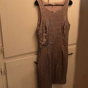 Gold dress
